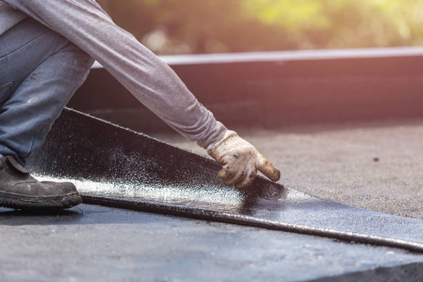 Professional Crawl Space Encapsulation technician working in Maple Rapids, MI